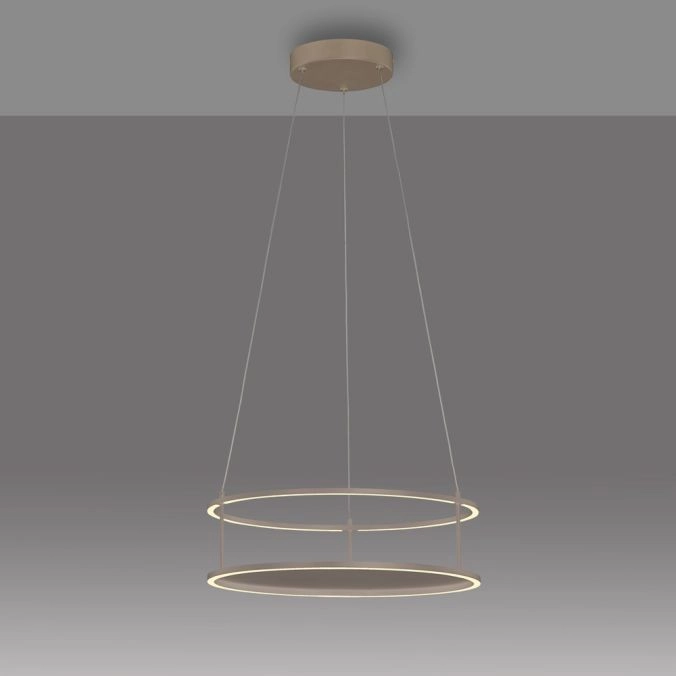 Design-Pendellampe Conni Ø 50 cm sandbraun Paul Neuhaus 4012248398401