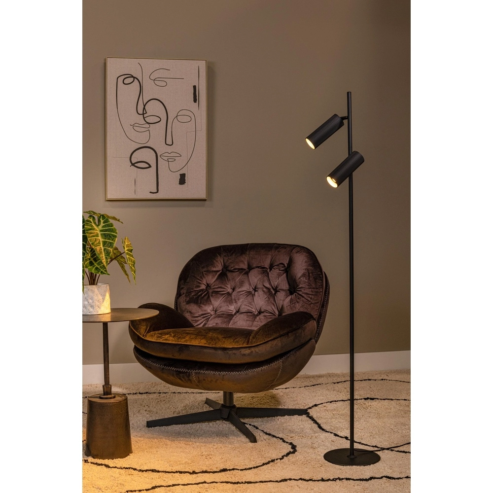 Stehlampe Clubs Schwarz Lucide 5411212093462