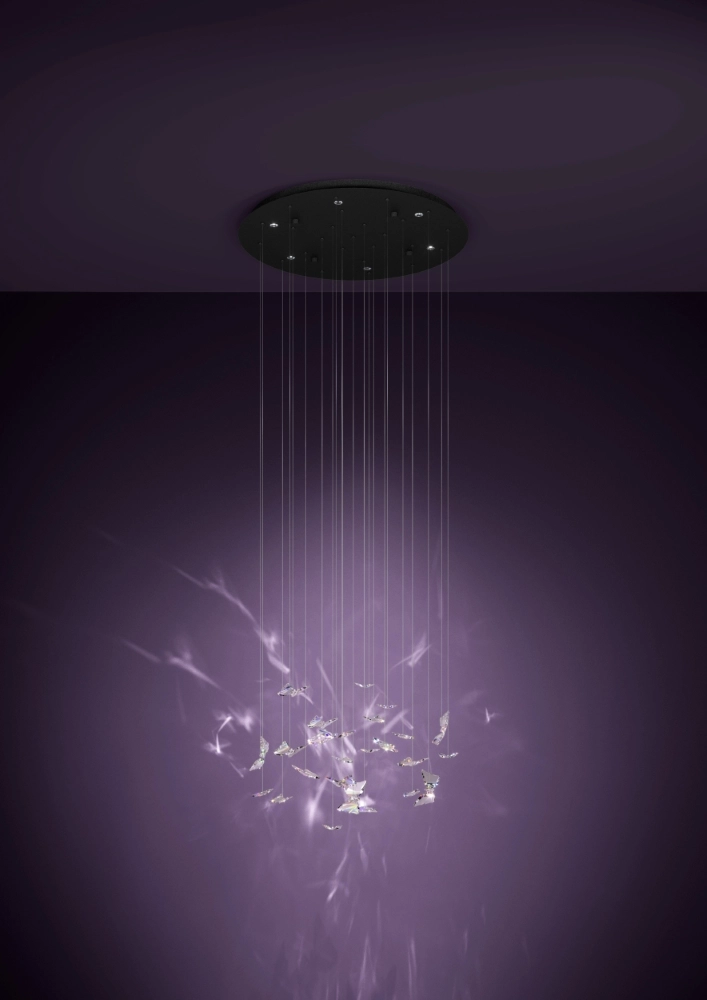 Design-Pendellampe Adrados rund Ø 58 cm Stars of Light 9008606340255