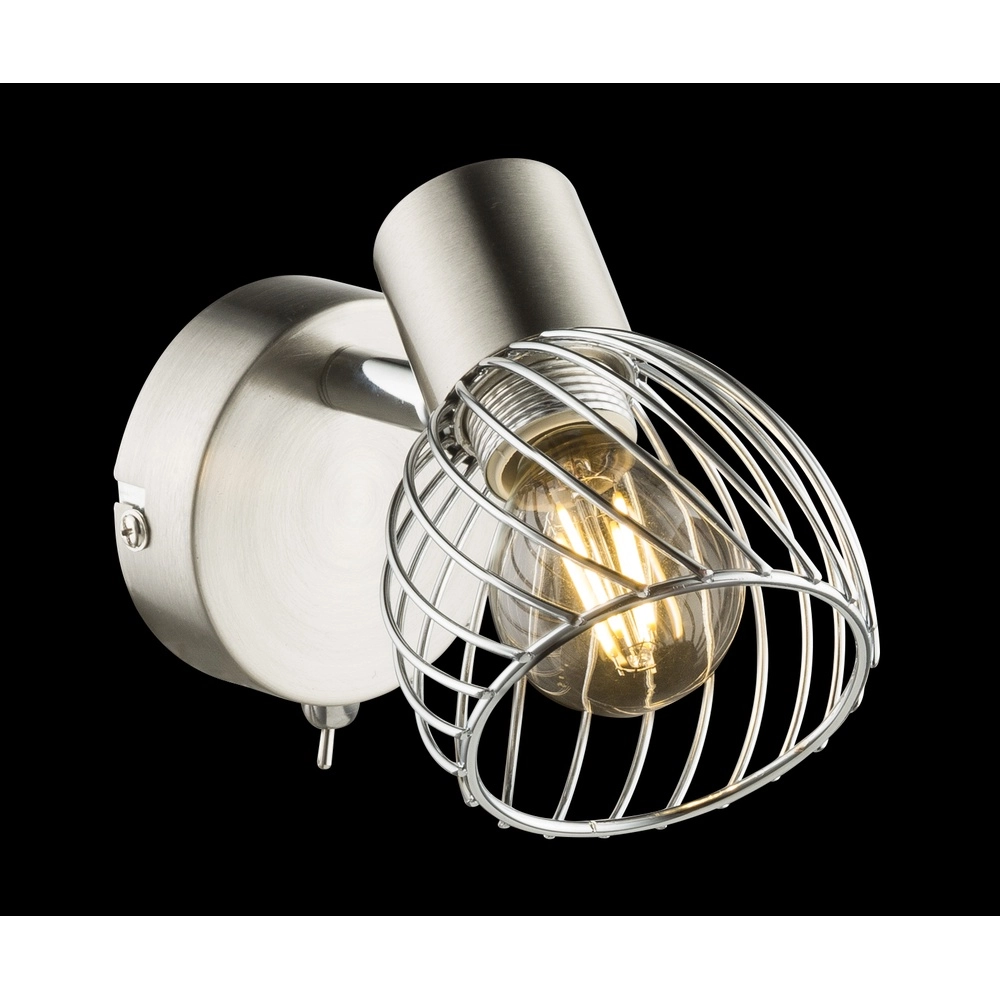 Wandlampe Texas Nickel Globo 9007371356898