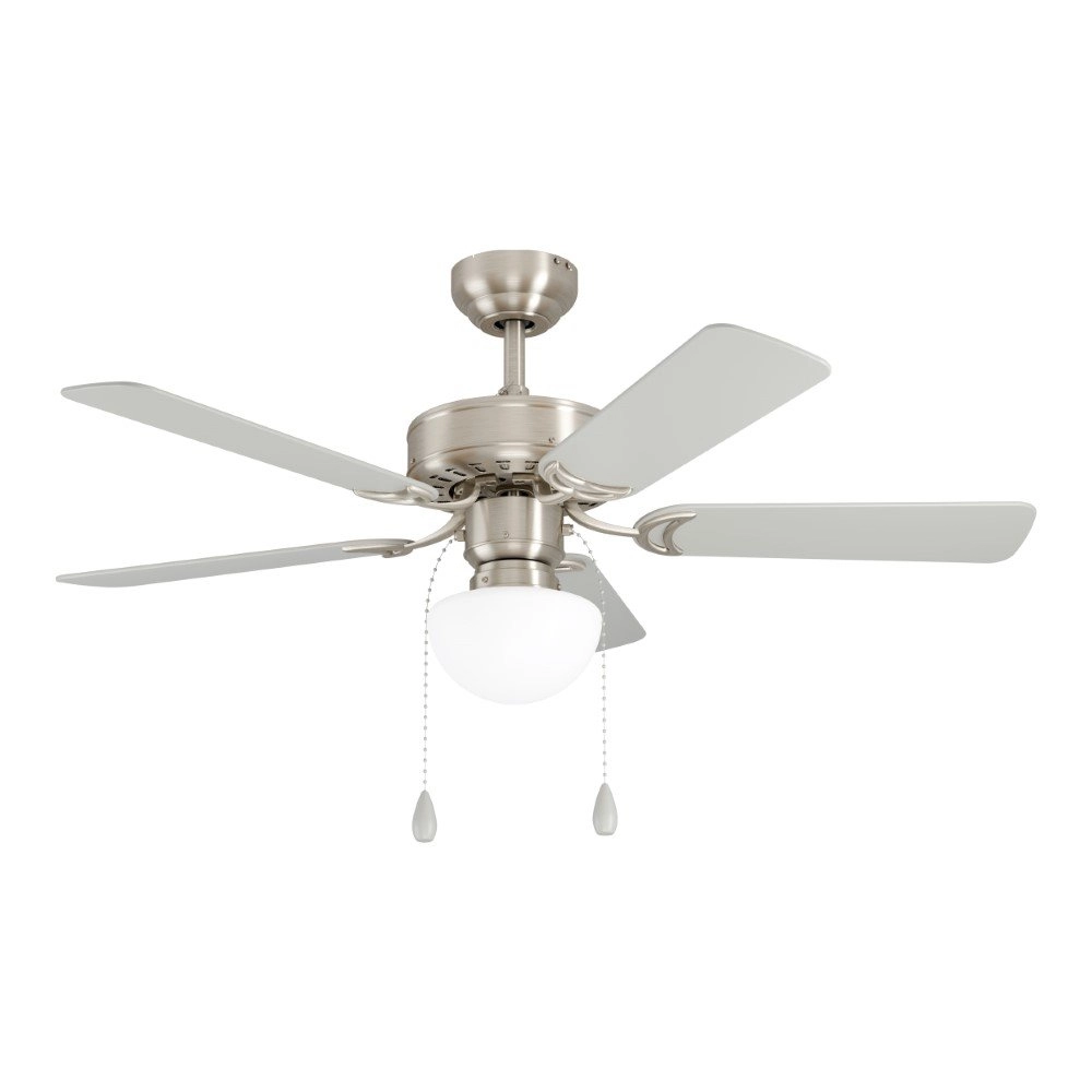 Deckenventilatorlampe Cadiz E27 106 cm Edelstahl Eglo 9002759350741