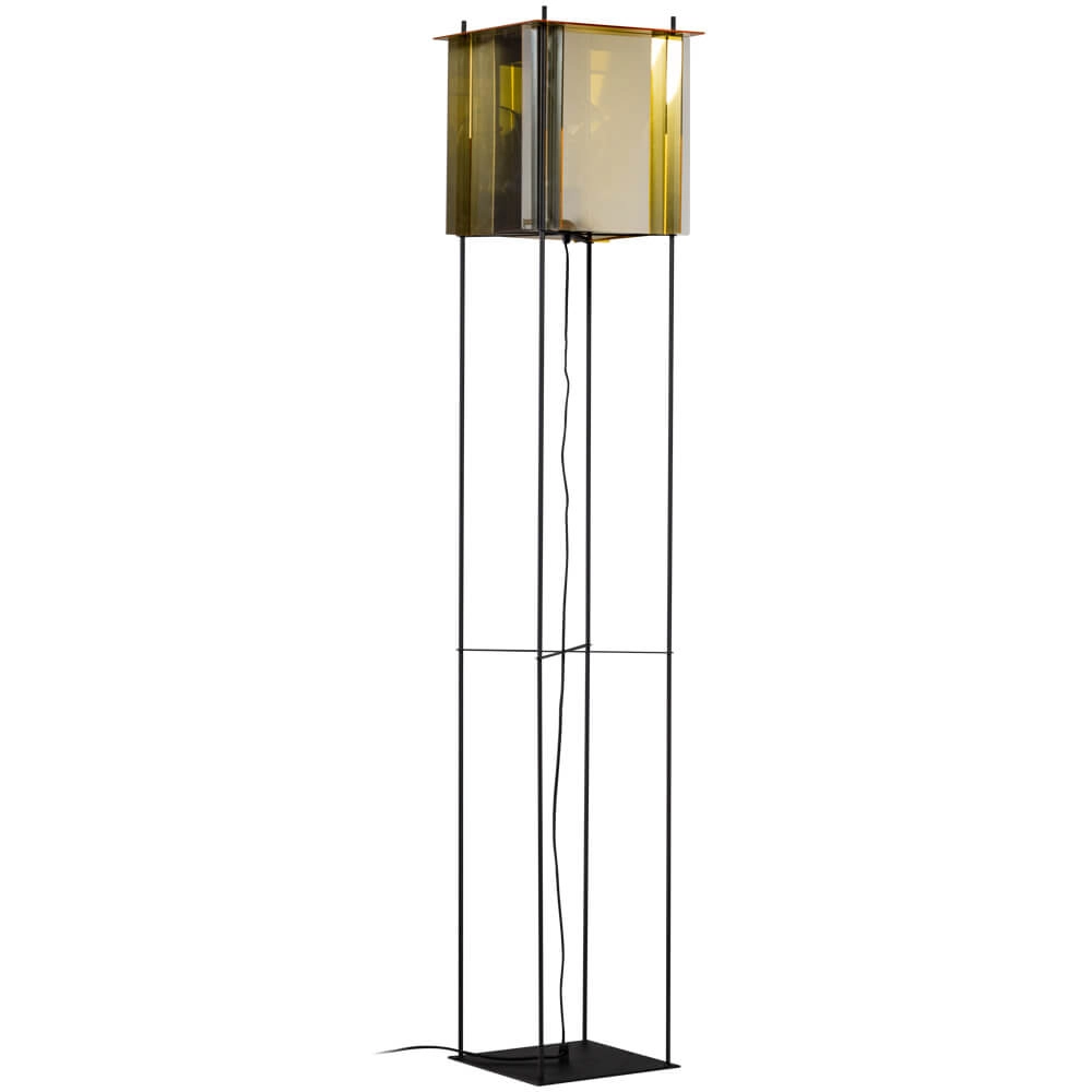 Quadratische Stehlampe Cube 160cm