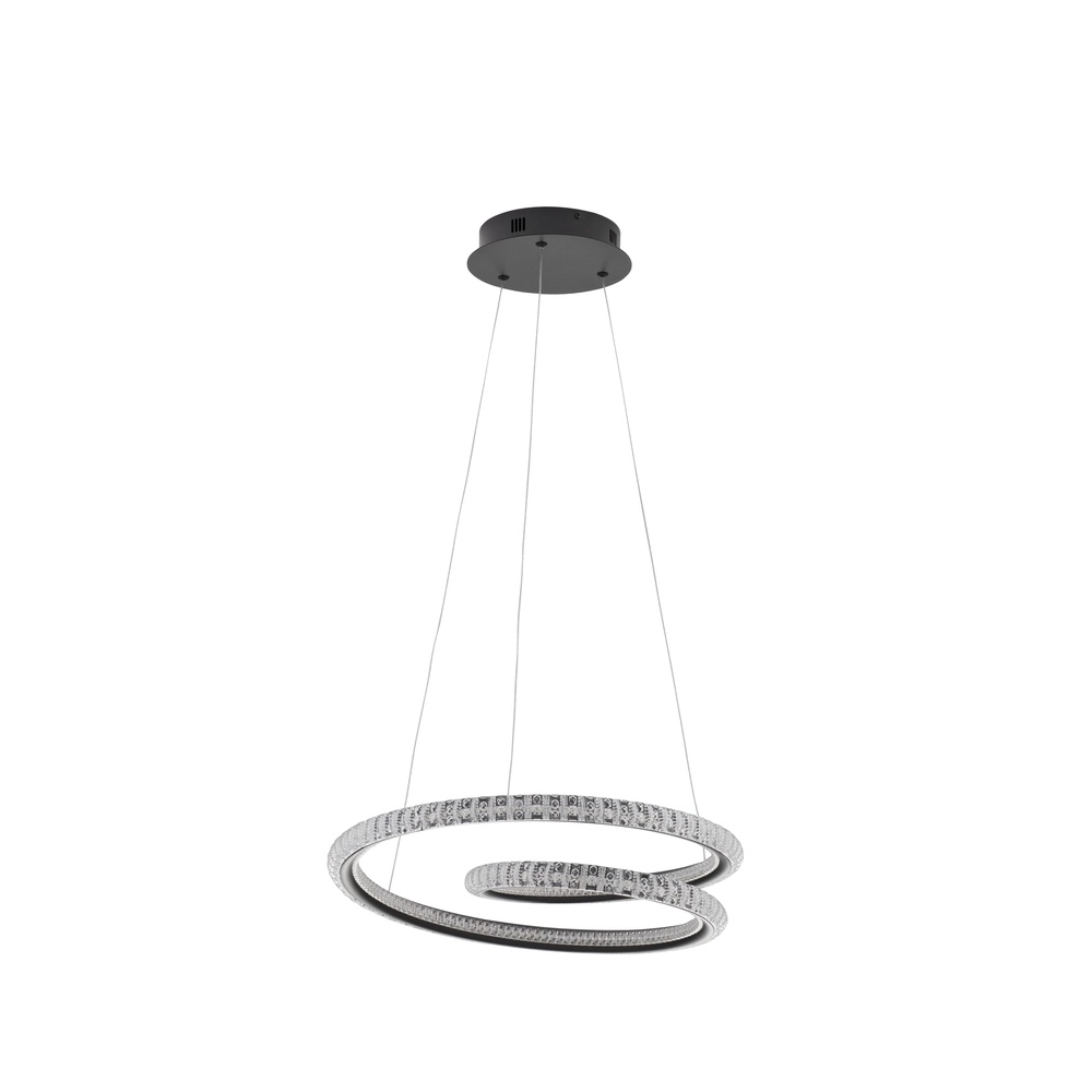 Design-Pendelleuchte Ginevra schwarz Ø 48cm Lyora 5212017433480