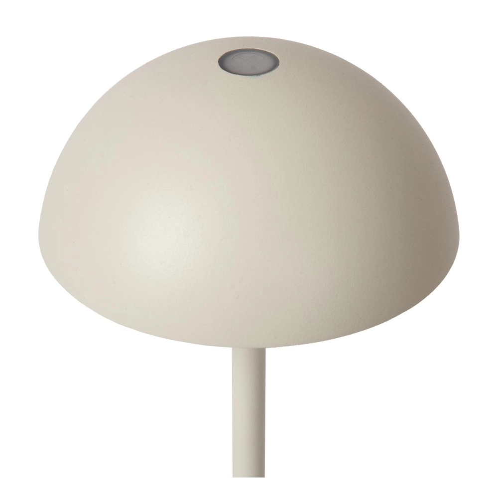 Wiederaufladbare Tischlampe Joy IP54 weiß Lucide 5411212151957