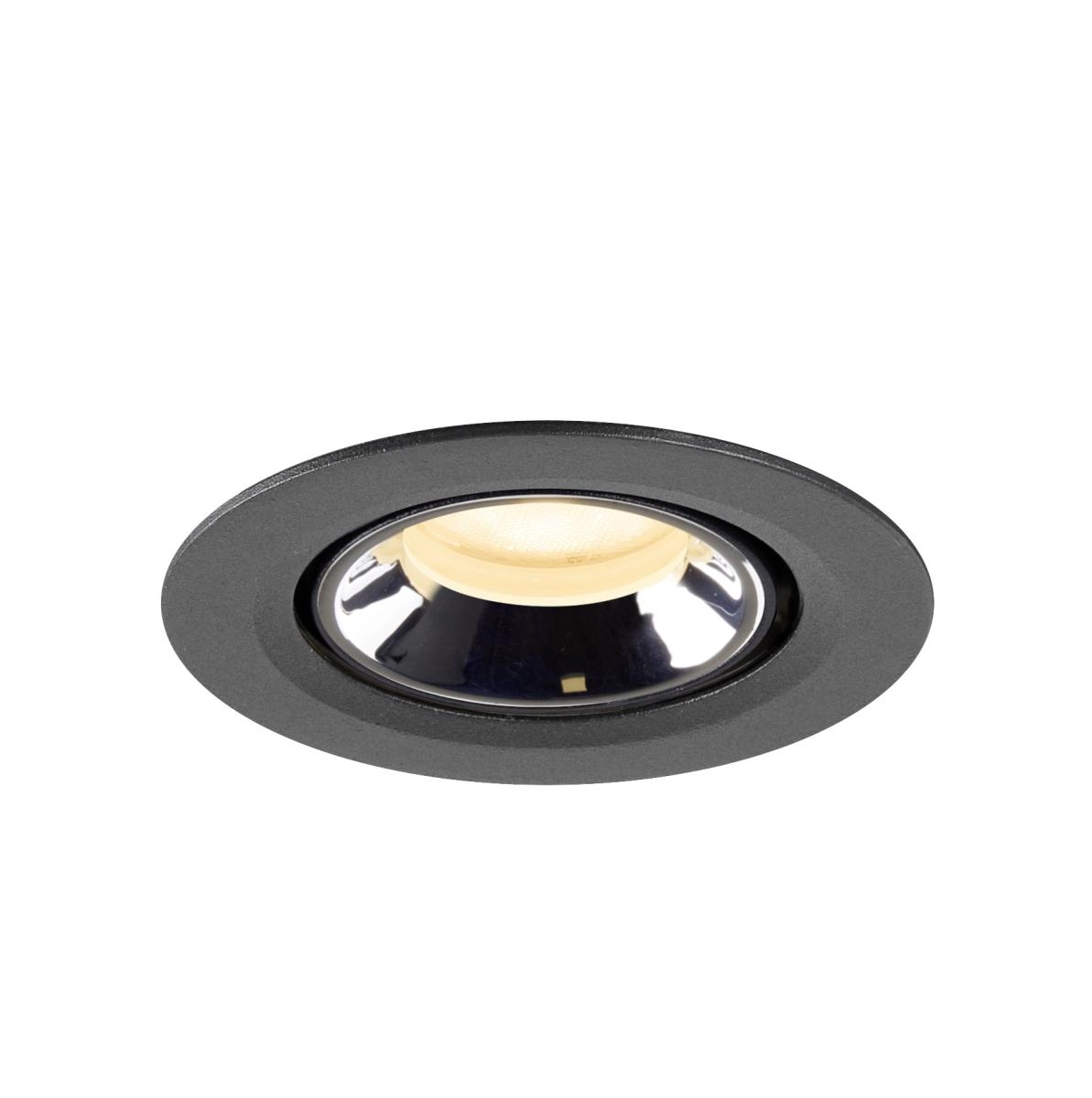 Einbau-Strahler Numinos Gimble XS Schwarz/Chrom 3000K - 55gr SLV 4024163307024