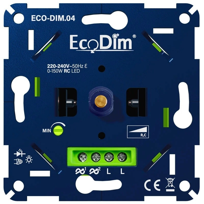 Led dimmer 0 tot 150W ecodim phase cut Vtac 8719322370716