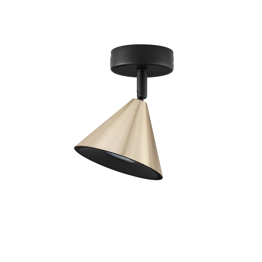 Deckenlampe Conico schwarz mit gold Lyora 5212017475350