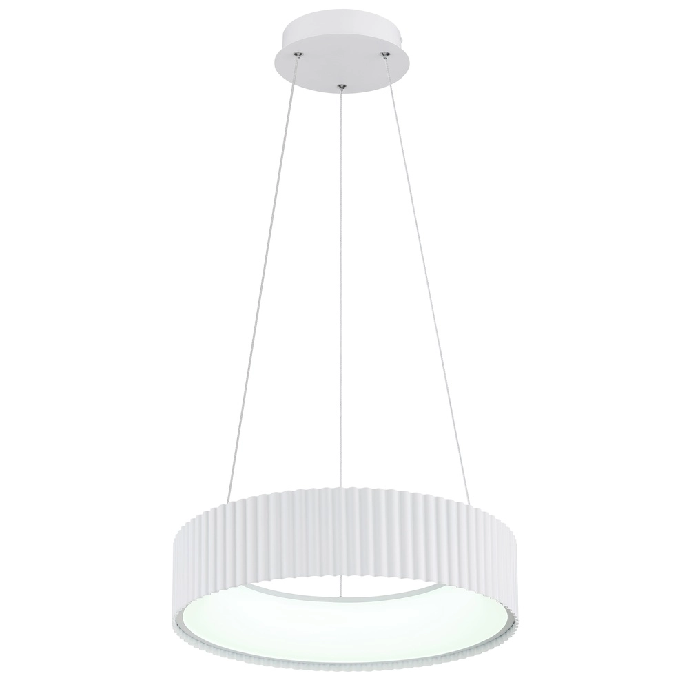 Design-Pendellampe Kemp weiße Ø 46 cm Globo 9007371566273