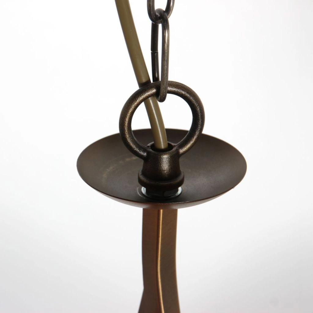 Klassische Pendellampe Anthea 1-Licht Bronze Steinhauer 8712746180220