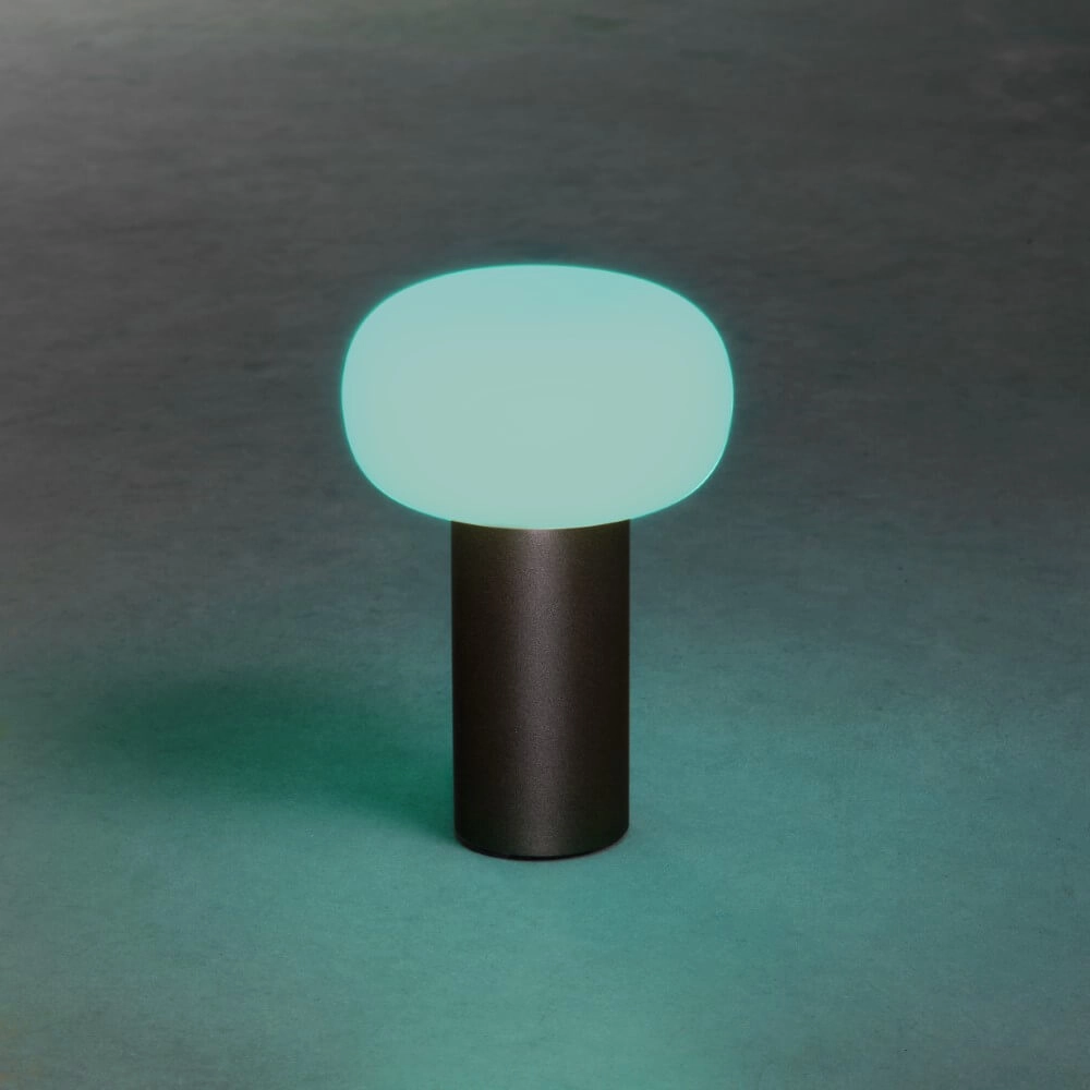 Wiederaufladbare Tischlampe Antibes Anthrazit KonstSmide 7318308267524