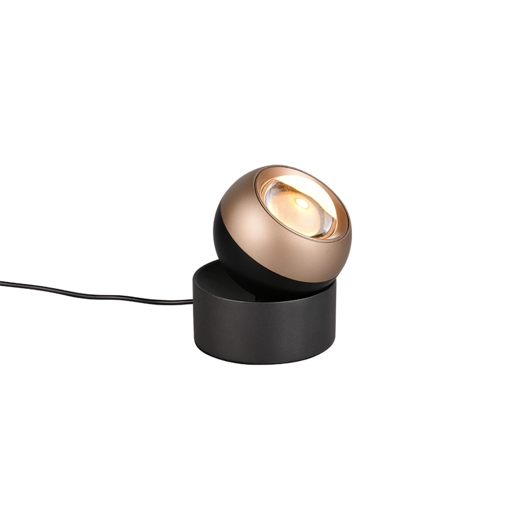 Design-Tischlampe Orbit Schwarz Trio 4017807619041