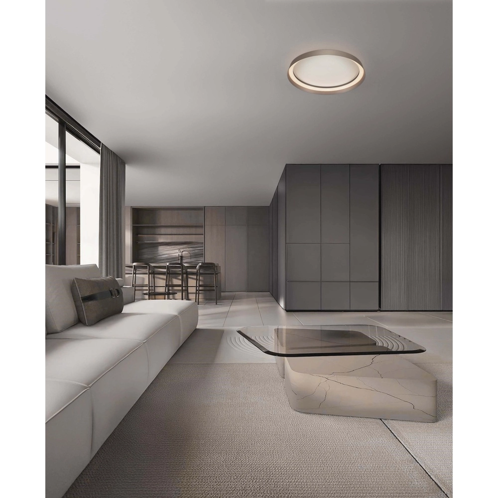 Design-Deckenleuchte Ormi Ø 45cm Champagner Lyora 5212017463111