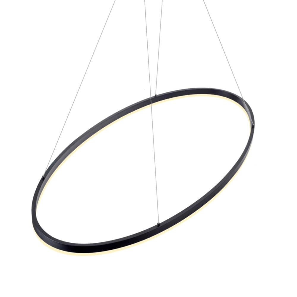 Anthrazitfarbene Hängelampe Titus Ø 118cm Paul Neuhaus 4012248375228