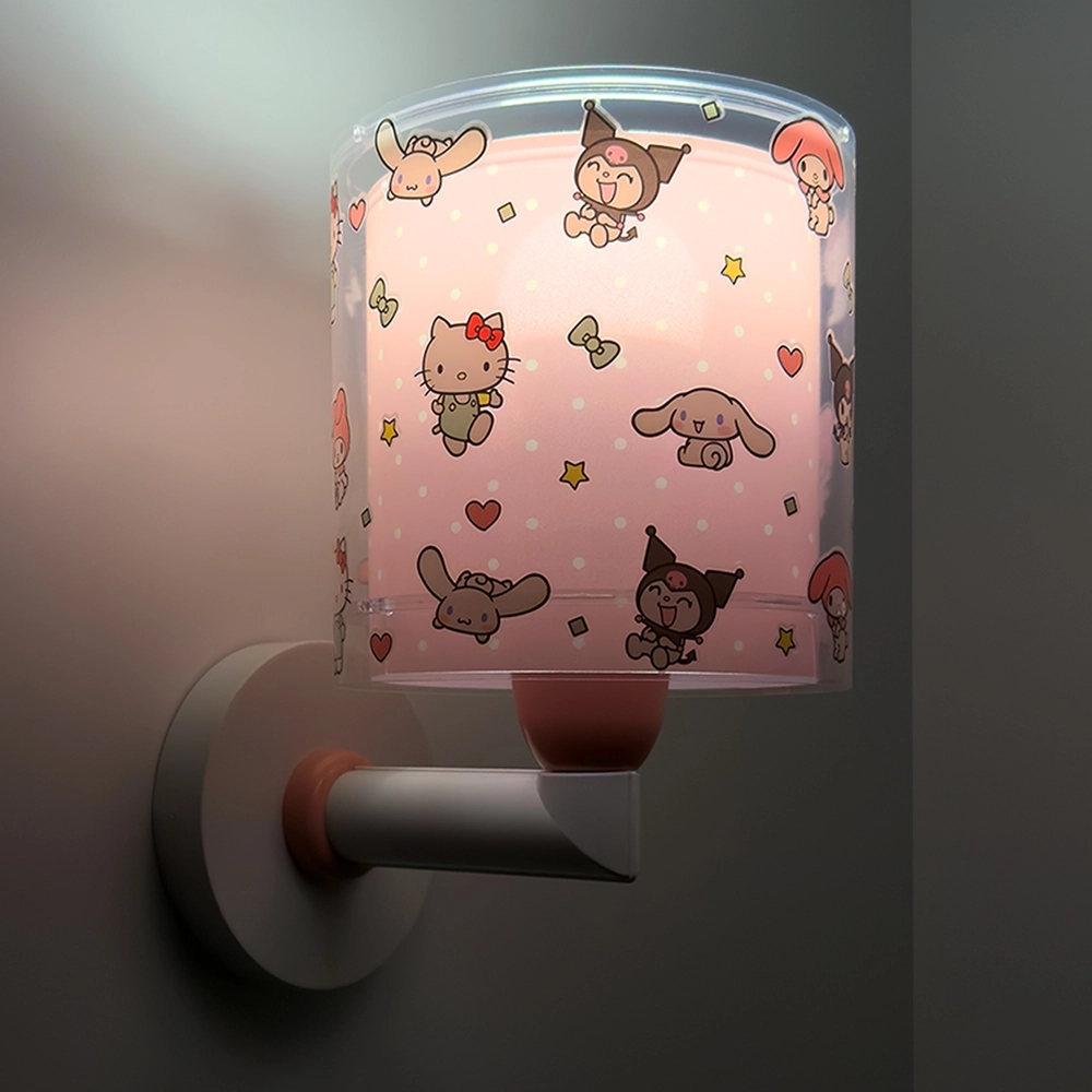Wandleuchte Hello Kitty & Friends rosa Dalber 8420406412597