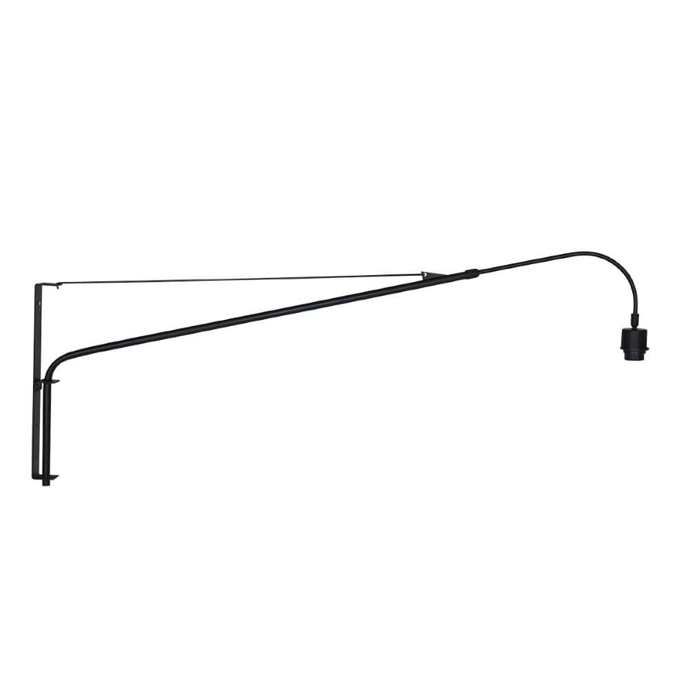 Wandlampe Elegant Classy 50 cm schwarz mit grünem Samtschirm Steinhauer 8712746146035