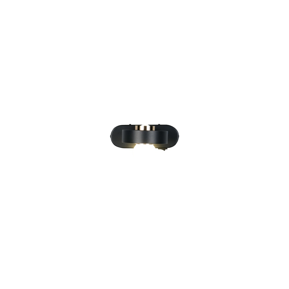 Wandlampe Arpino Schwarz 15 cm Trio 4017807683639