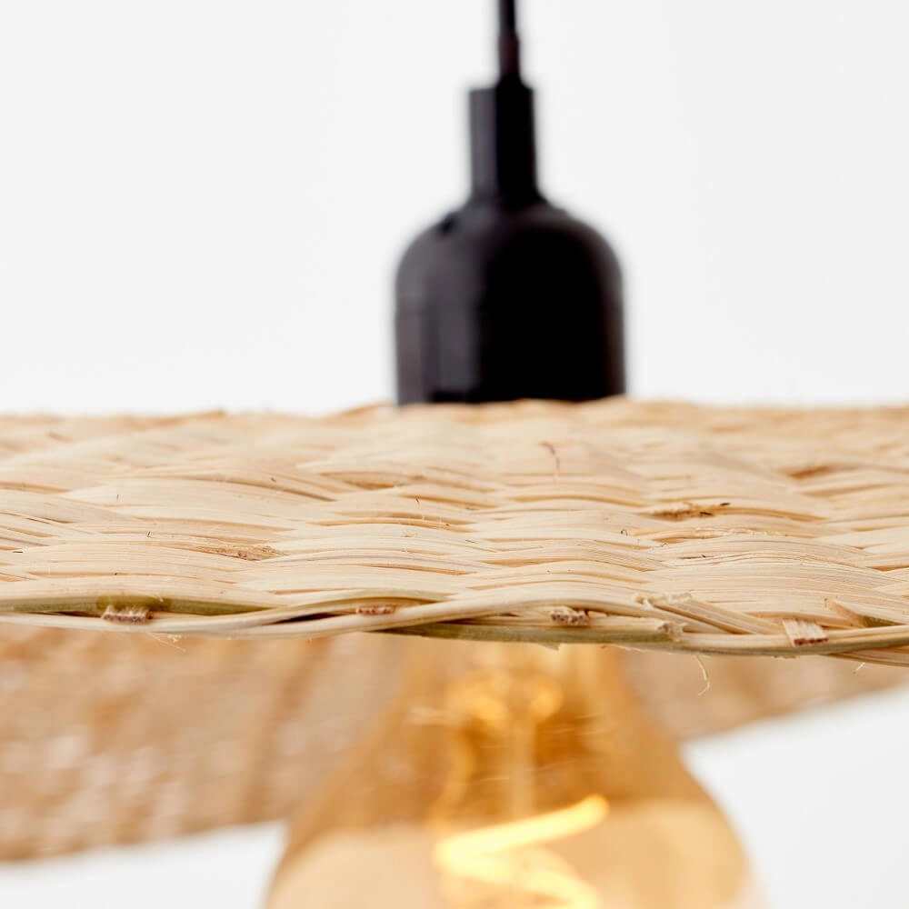 Hängelampe aus Rattan Jefter Ø 60cm Brilliant 4004353393334