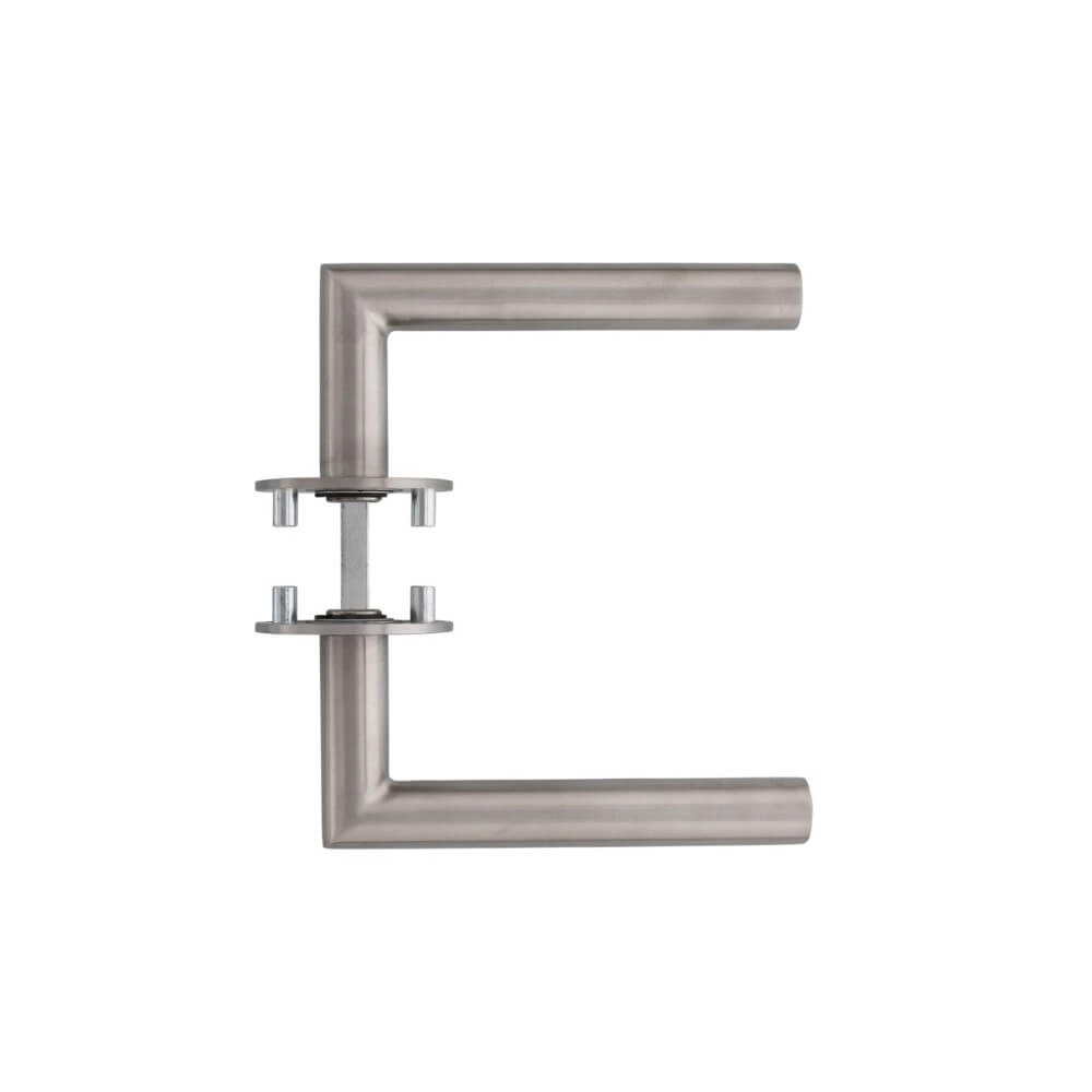 Türklinke Hoek 90 runde Magnetrosette Edelstahl Intersteel 8714186444429