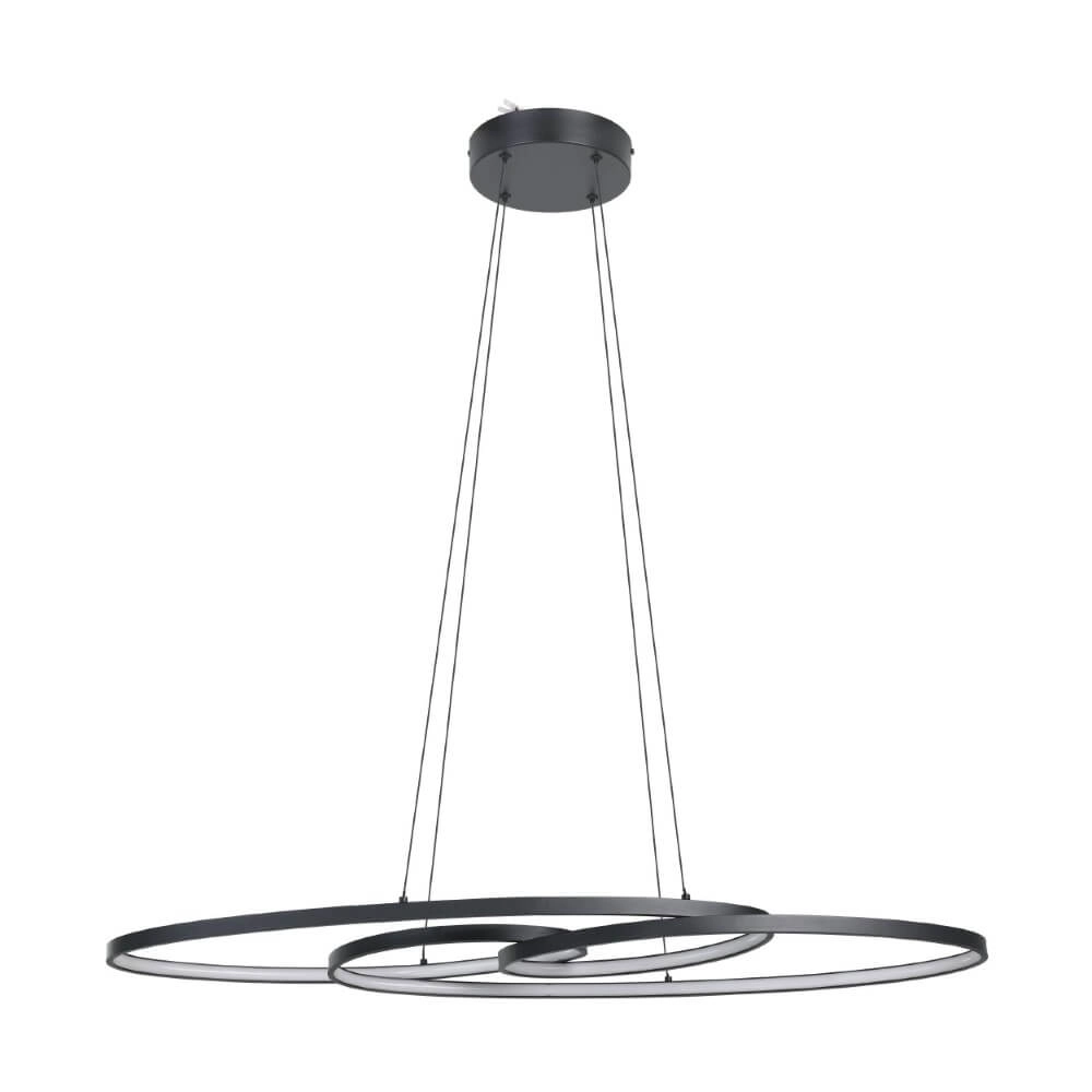 Schwarze LED-Hängelampe Gianella
