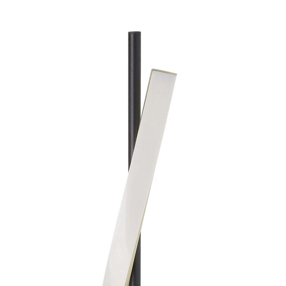 Stehlampe Conaprato schwarz mit gold Eglo 9008606357383