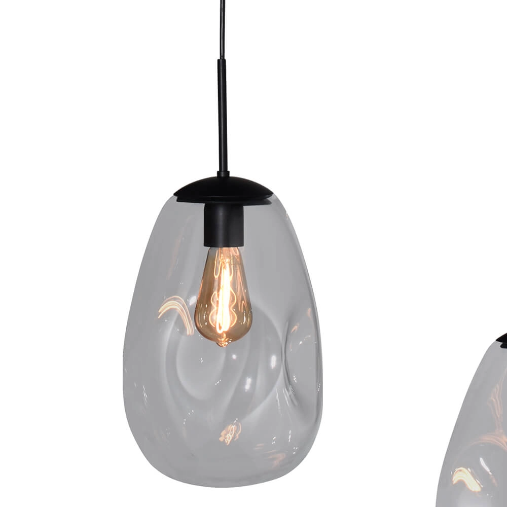 Hängelampe Lava 4x Klarglas Ø 22,5cm Masterlight 8718121286075