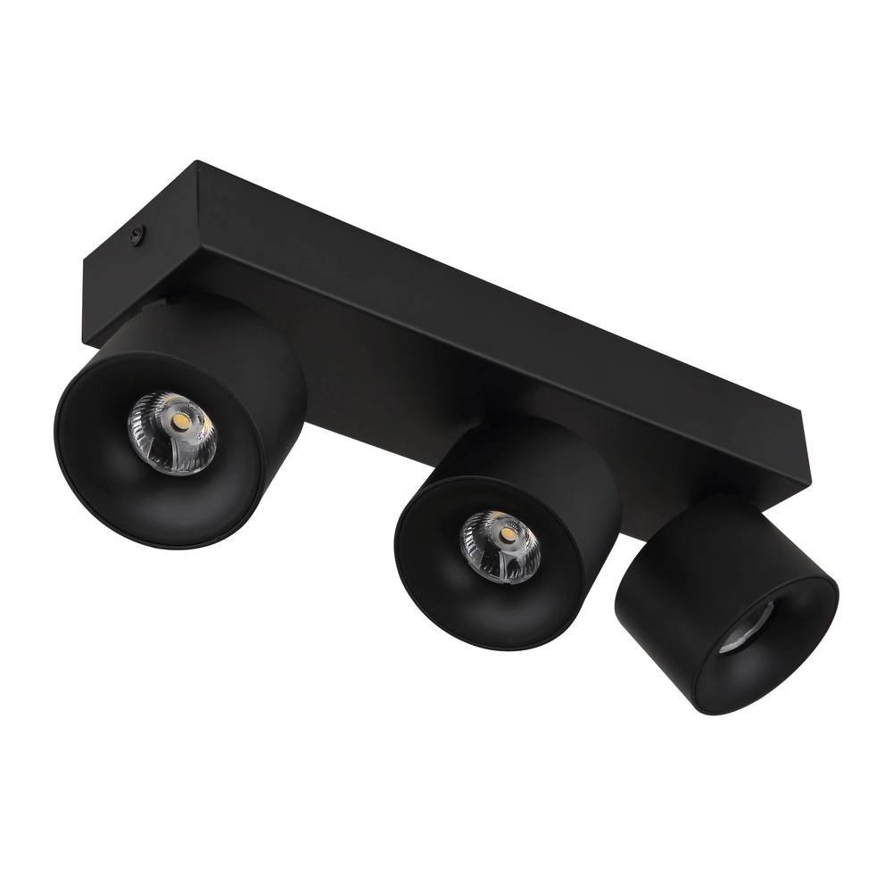 Elegante Deckenlampe Rae 3-Licht Schwarz Globo 9007371456642