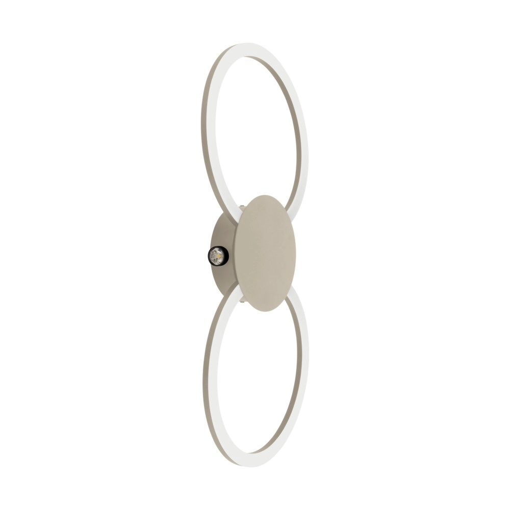 Design-Wandleuchte Venticello 1 sandbraun