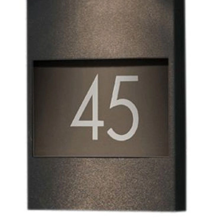 Wandspot Modena Adress schwarz mit Hausnummer KonstSmide 7318307655759