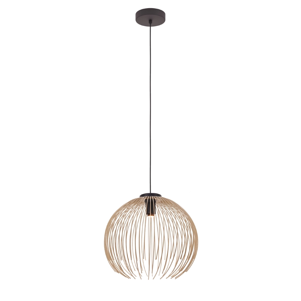 Design-Pendelleuchte Alhabia Ø 39cm sandbraun