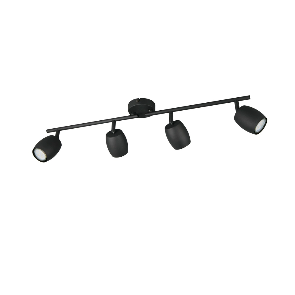 Deckenlampe Nancy 4-flammig schwarz Trio 4017807657005