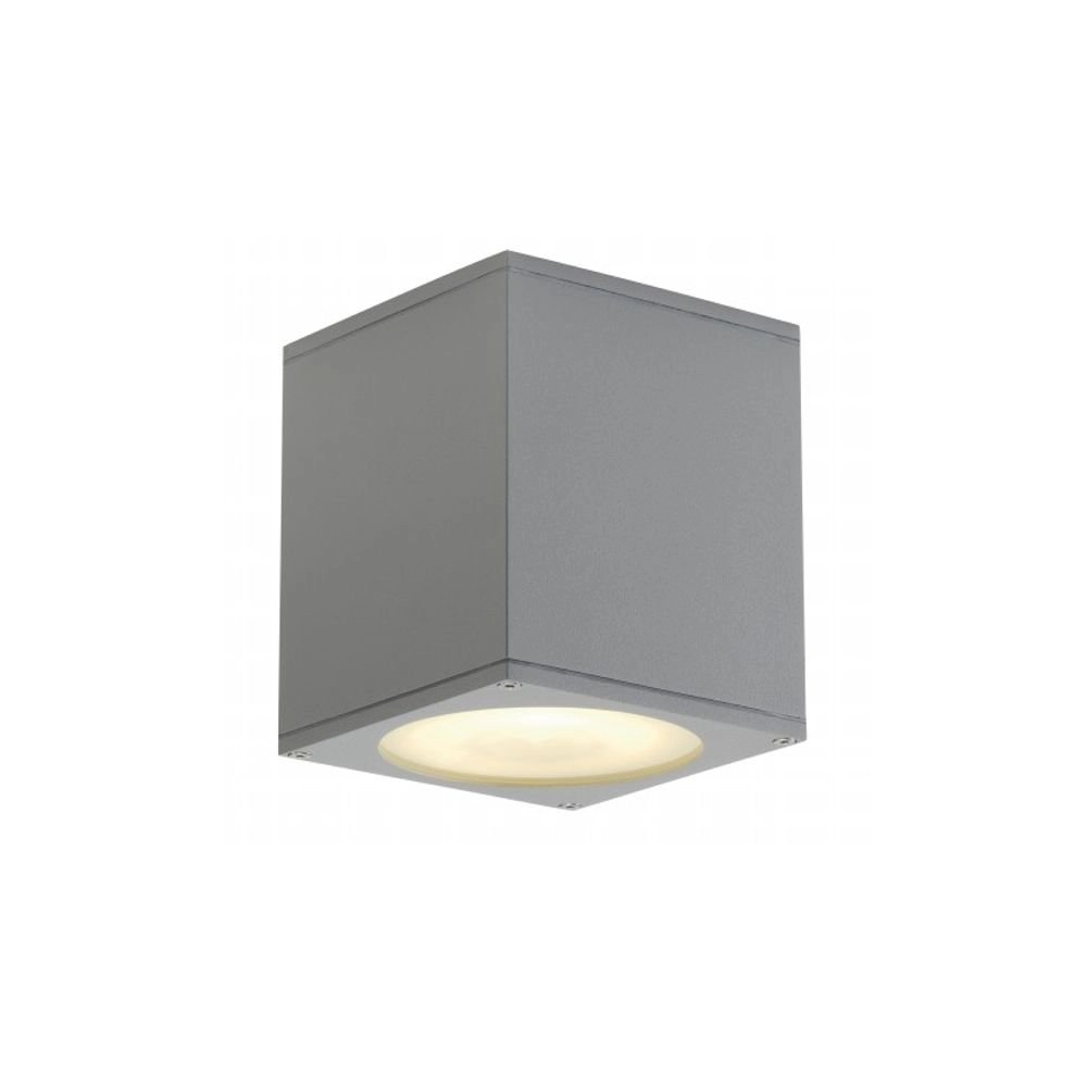 Veranda Strahler Big Theo Ceiling Out GU10 15cm silbergrau