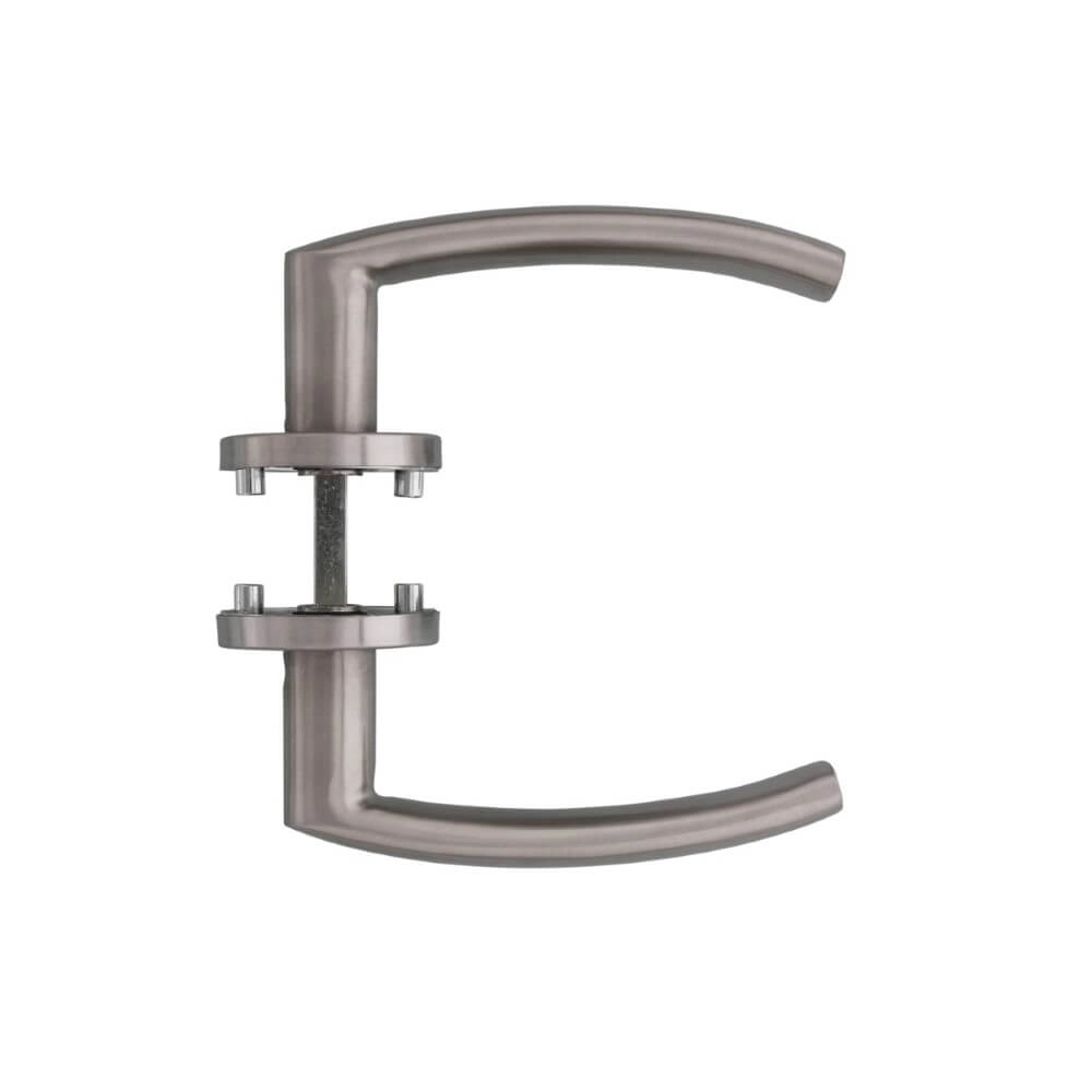 Türklinke Blok mit Bandanstoß 7mm Edelstahl Intersteel 8714186130155