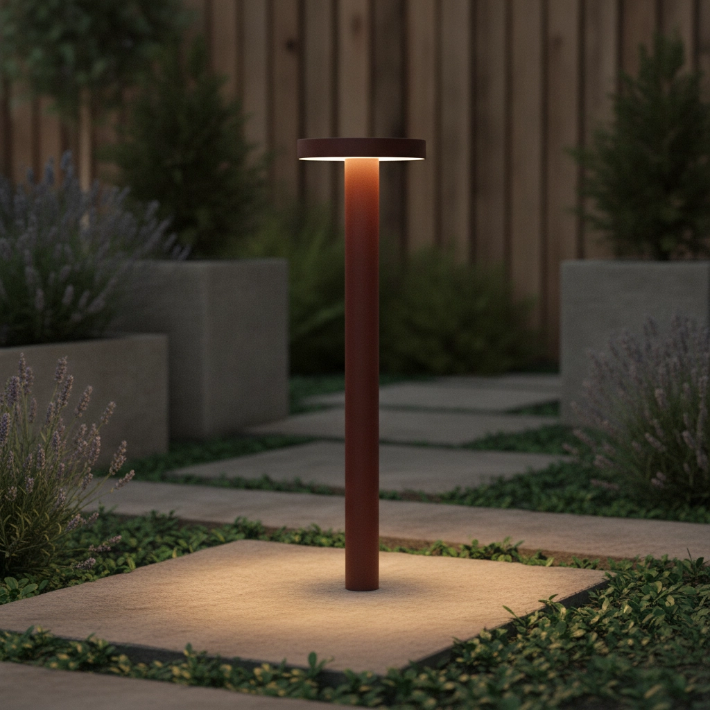Gartenleuchte Mood 40cm rostbraun
