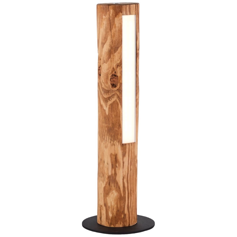 Tischlampe aus Holz Odun 46cm hoch Brilliant 4004353393532