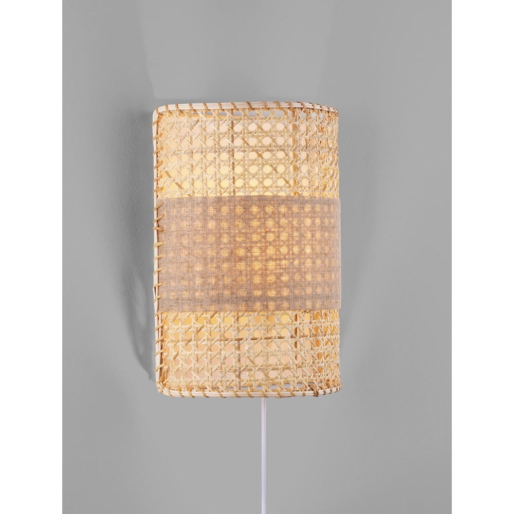 Wandleuchte Lum Rattan Lyora 5212017452931