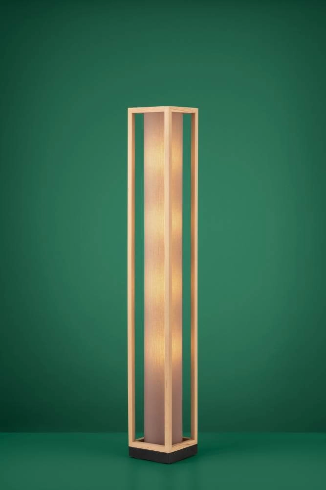 Stehlampe aus Holz Granados mit Cappuccino-Haube Stars of Light 9008606240234