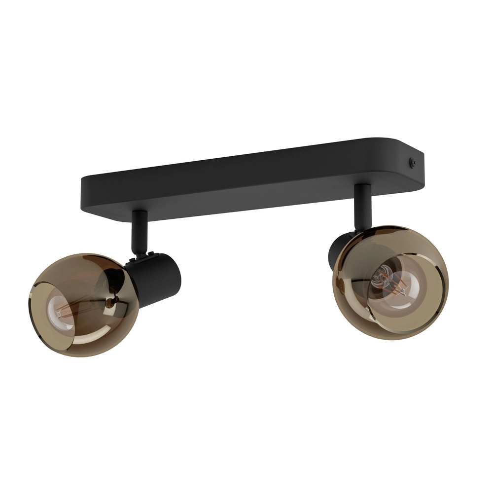Deckenlampe Castellazo 2-Licht Schwarz