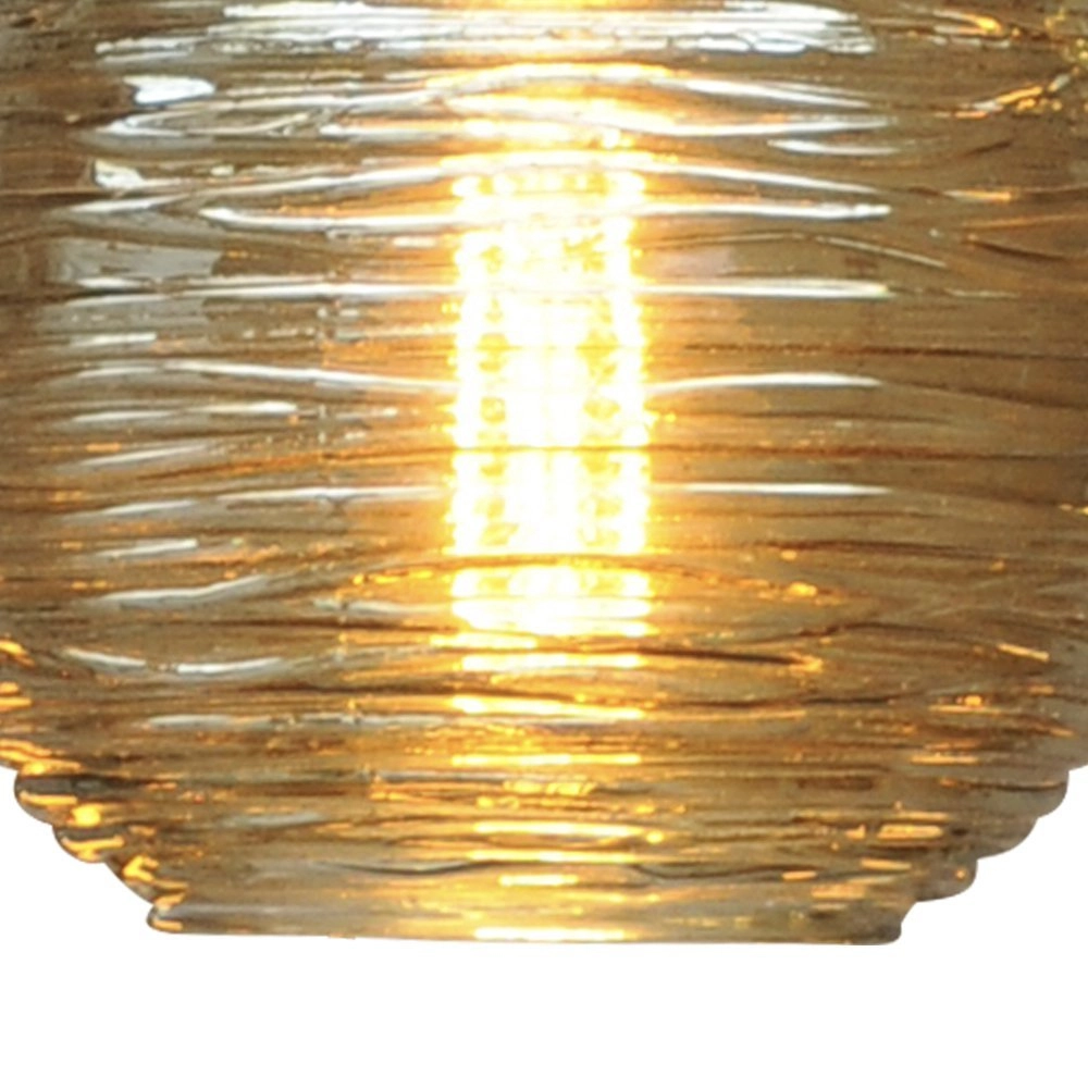 Schwarze Wandlampe Quinto mit gestreiftem Glas Masterlight 8718121247687