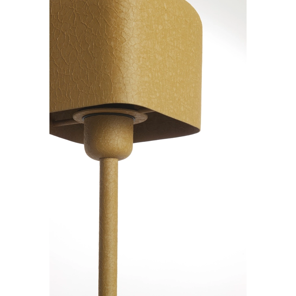 Nachttischlampe Elenie 13x13 cm – matt ockerfarbenes Gelb Light & Living 8717807818654
