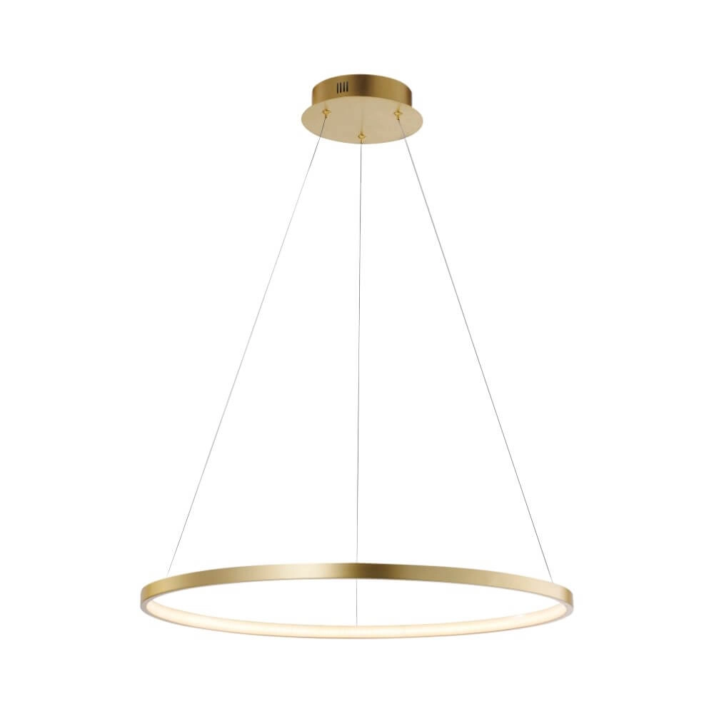 Runde Hängelampe Circle Gold Ø 60cm Just Light 4043689960414