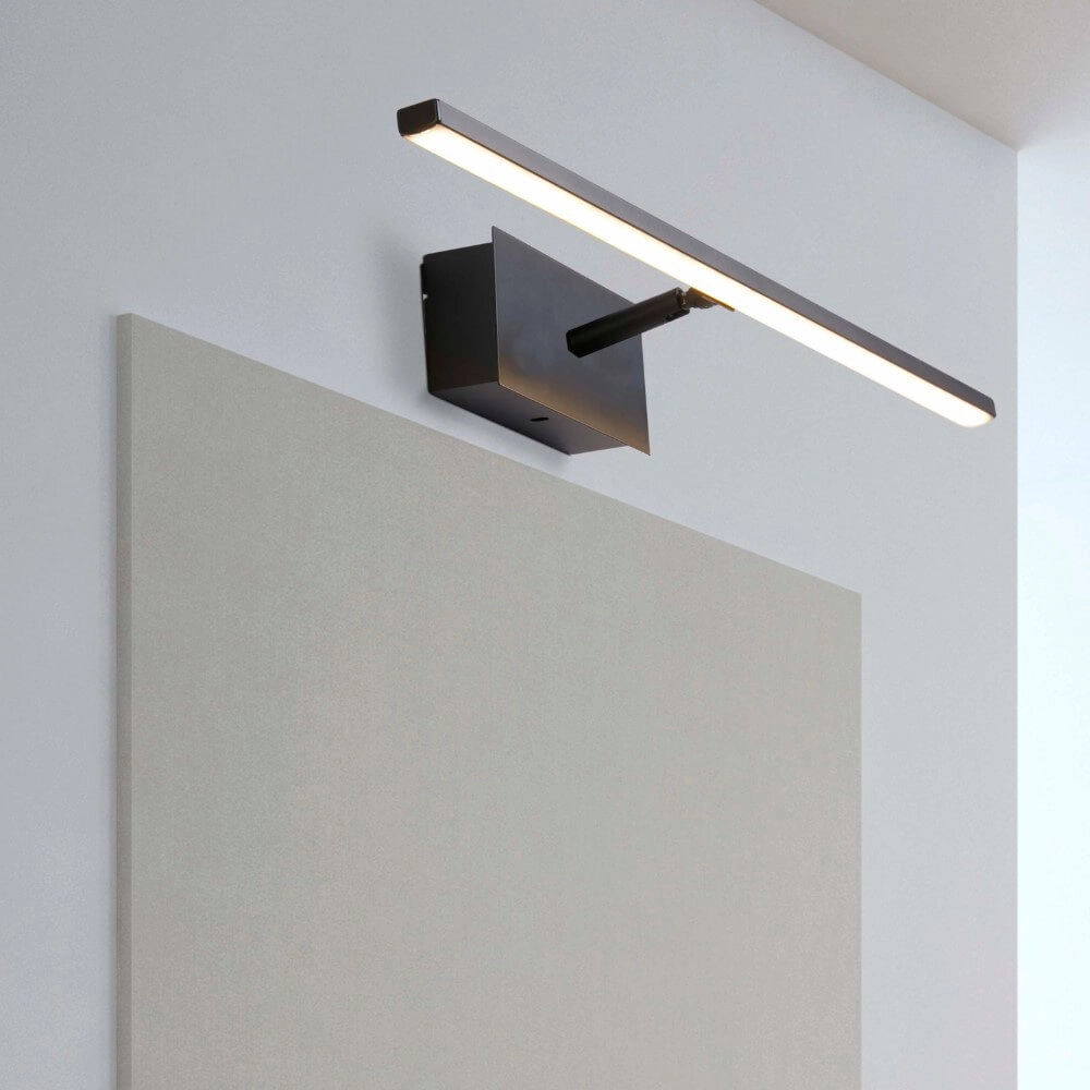 Leuchte für Bilder Amalfi Schwarz 41cm Searchlight 5053423273709
