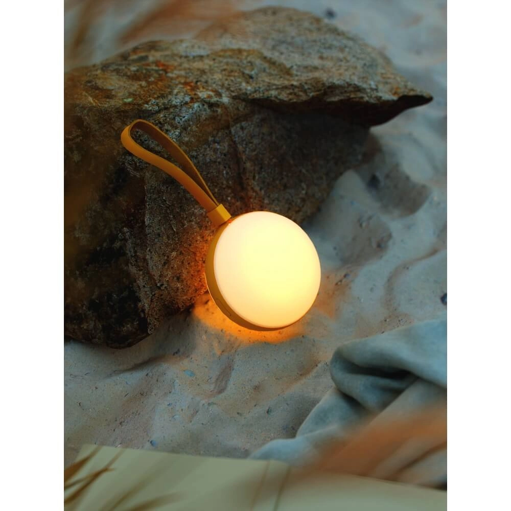 Schlanke Tischleuchte Bring To-Go gelb Ø 12cm Nordlux 5704924014758
