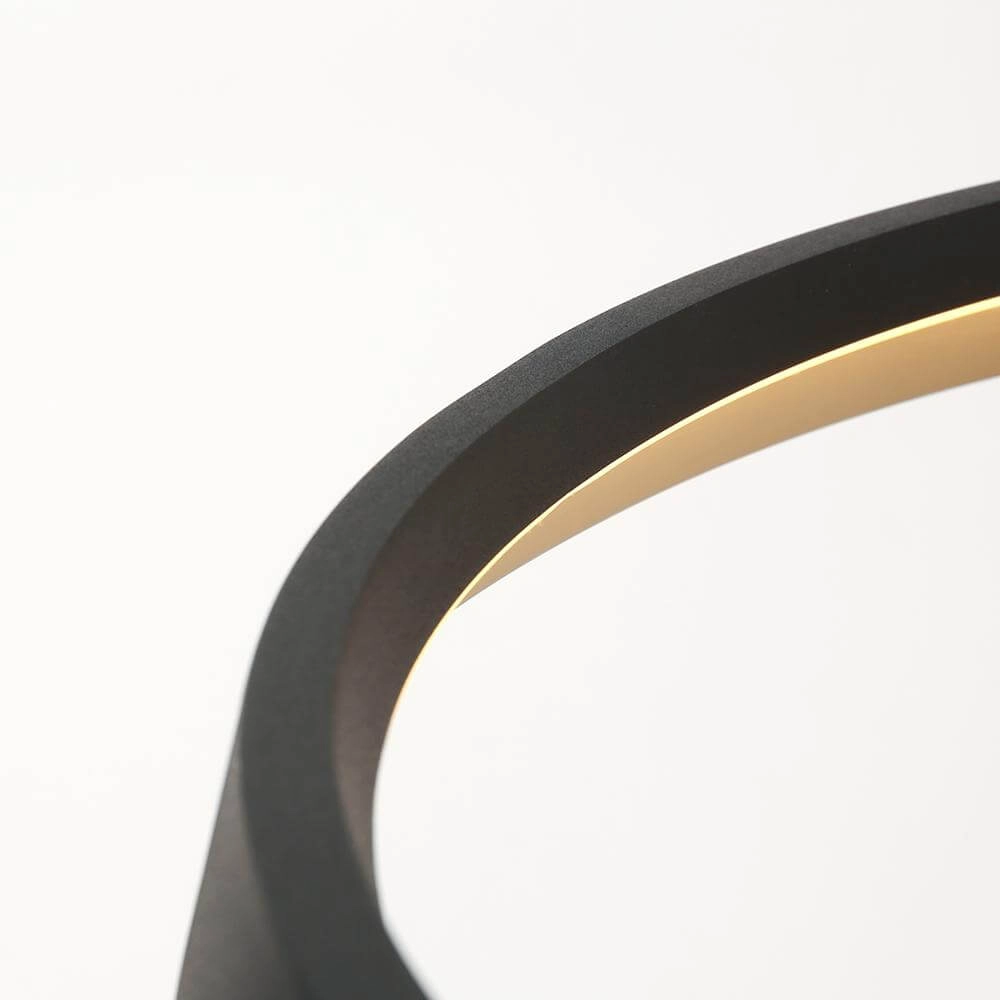 Schlanke Pendelleuchte Ringlux schwarz Ø 60cm Steinhauer 8712746171976