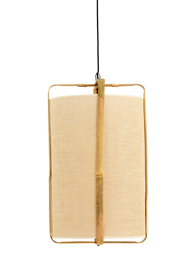Cremefarbene Pendelleuchte Sendai Ø 42cm Light & Living 8717807693466