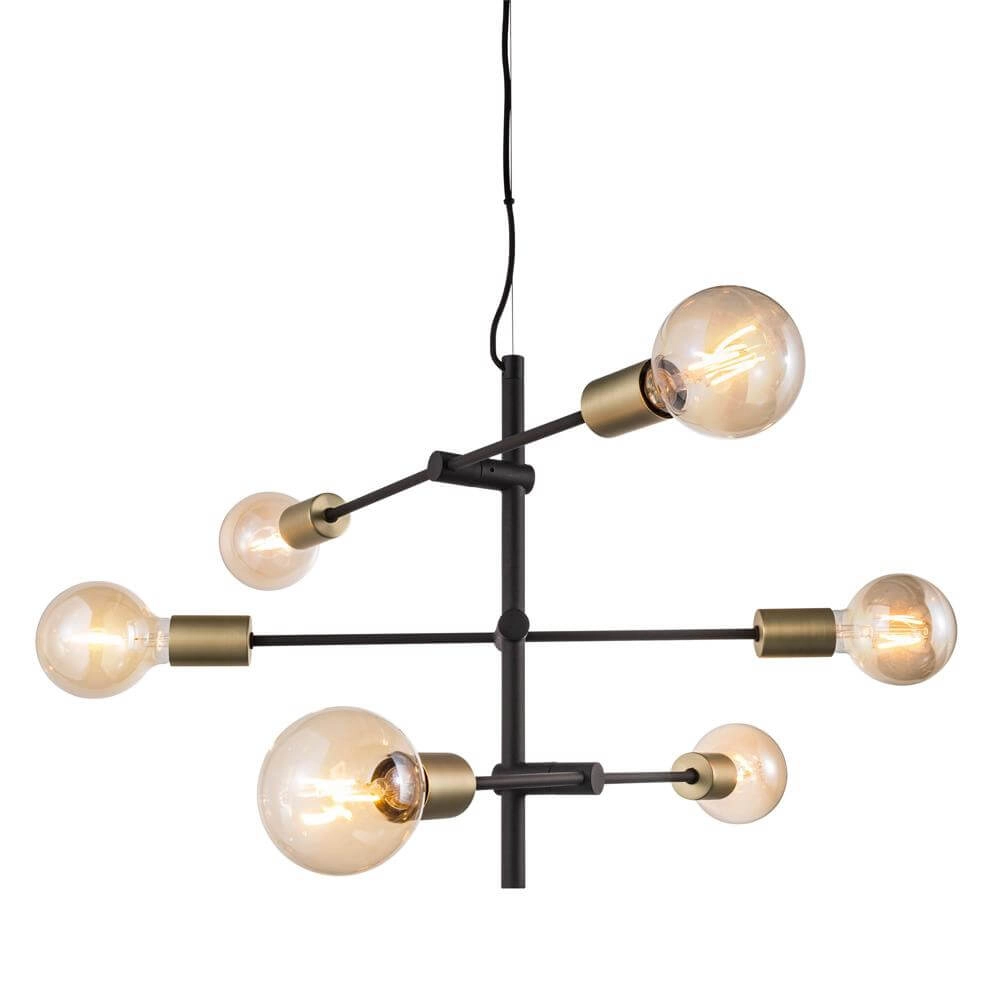 Design-Pendelleuchte Josefine schwarz