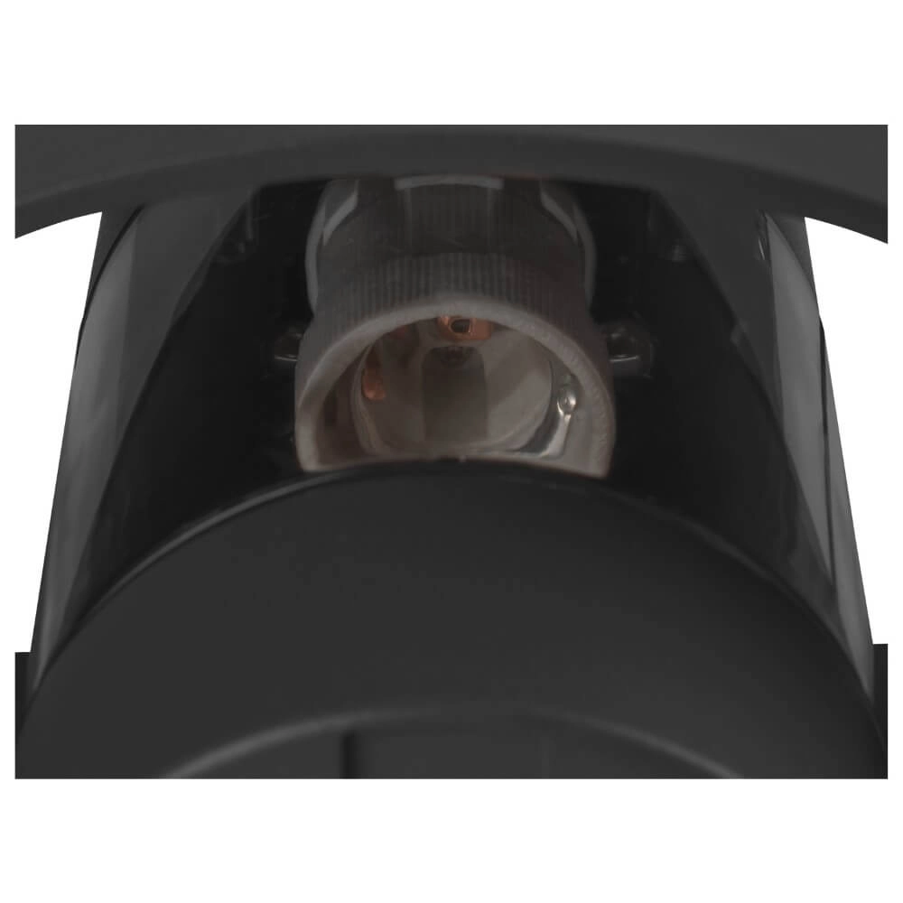 Schwarze Wandlampe Photoni 1x E27 SLV 4024163280969