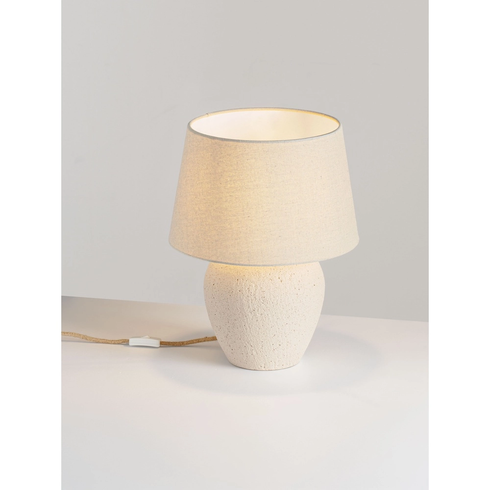 Japandi-Tischlampe Tero Beige Lyora 5212017494023