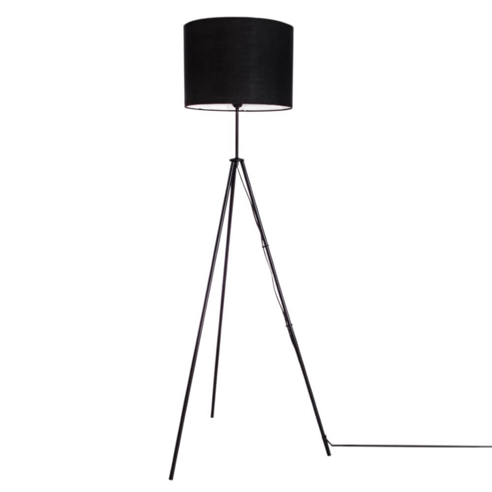 Stehlampe Rina Mattschwarz