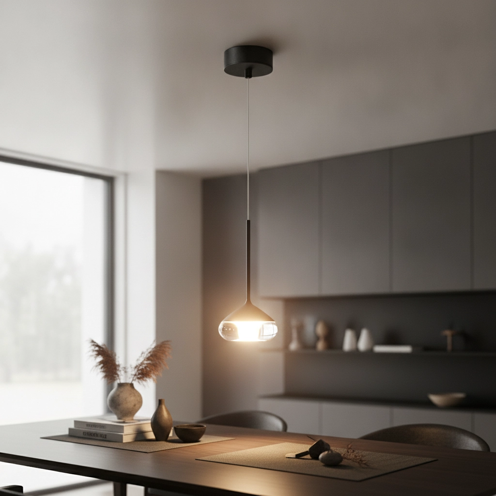 Design-Pendelleuchte Phoenix schwarz Ø 11,6cm