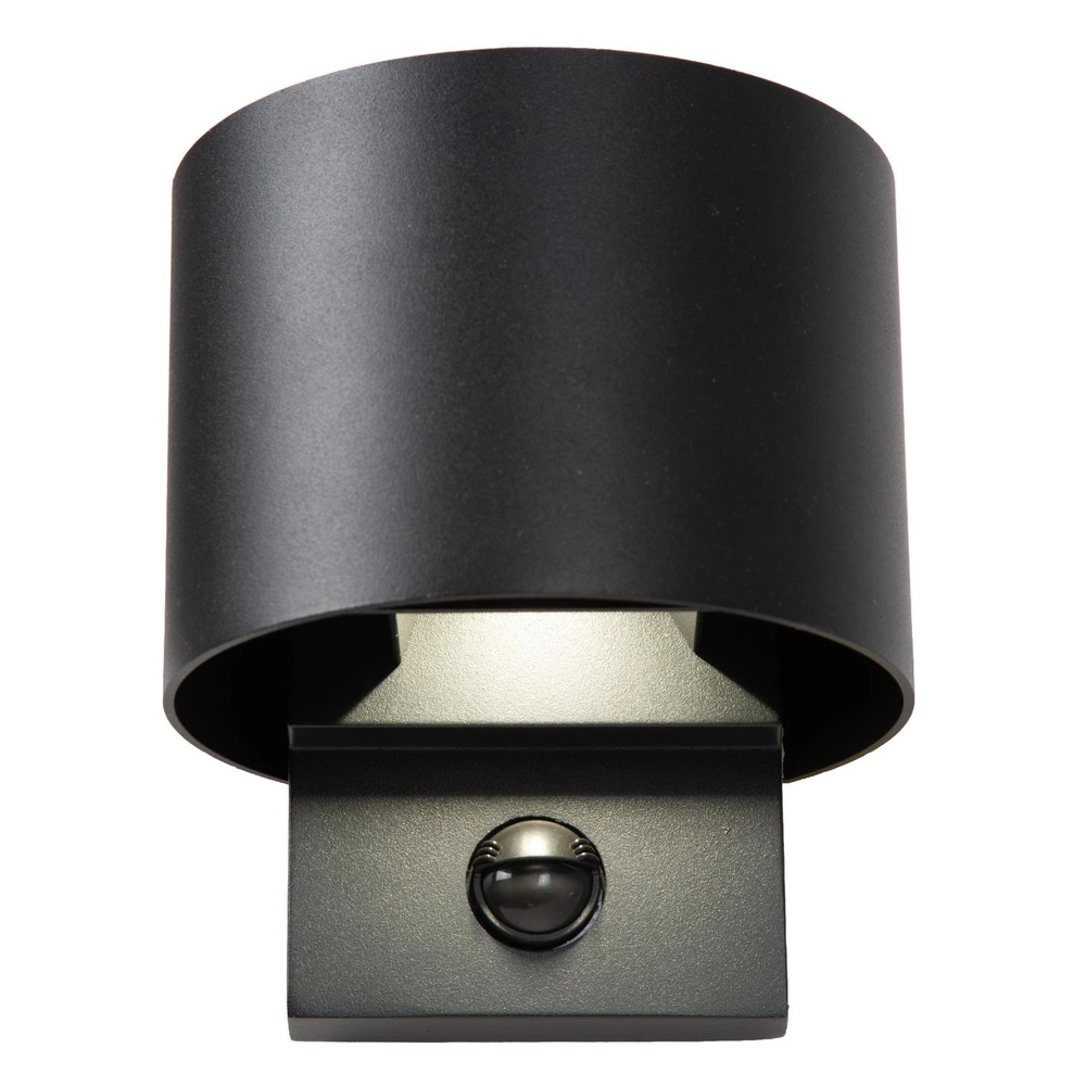 Runde Wandlampe Tadzio mit Sensor Schwarz Lucide 5411212690272